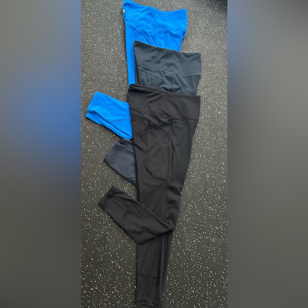 X by Gottex 3 pairs of leggings size small